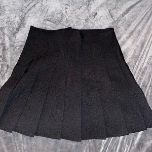 Black tennis skirt